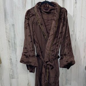 Adrienne Landau Brown Plush Robe